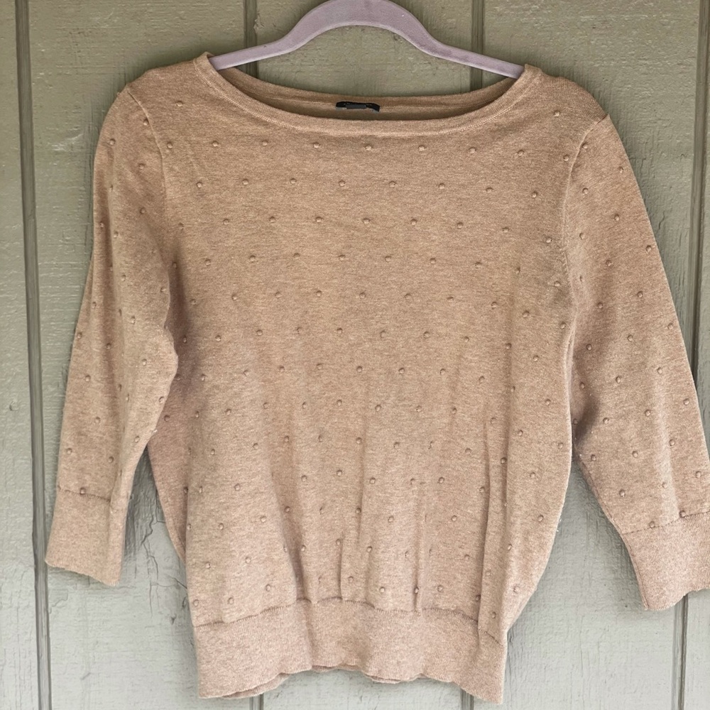 3/4 sleeve boat neck